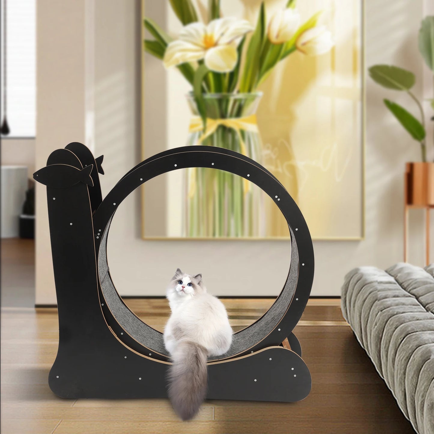 110*34*102cm Cat Exercise Wheel