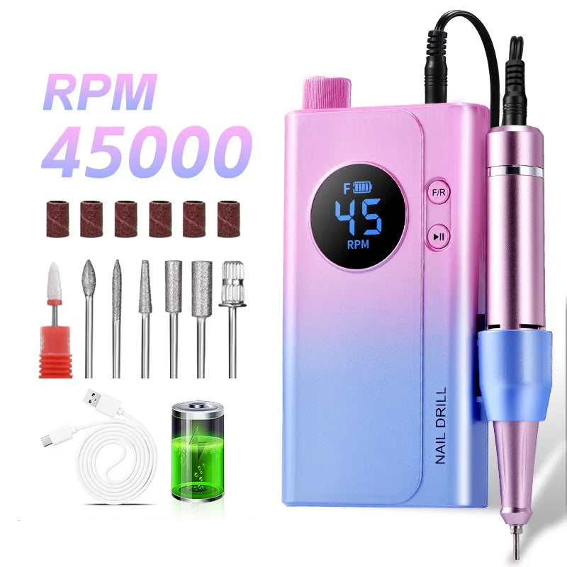 45000RPM Adjustable Speed  Nail Drill