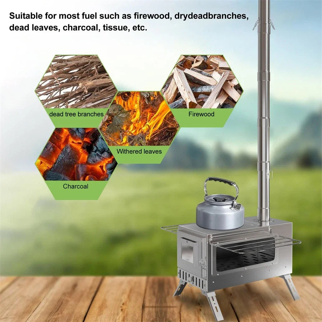 Hot Tent  Wood Burning Stove