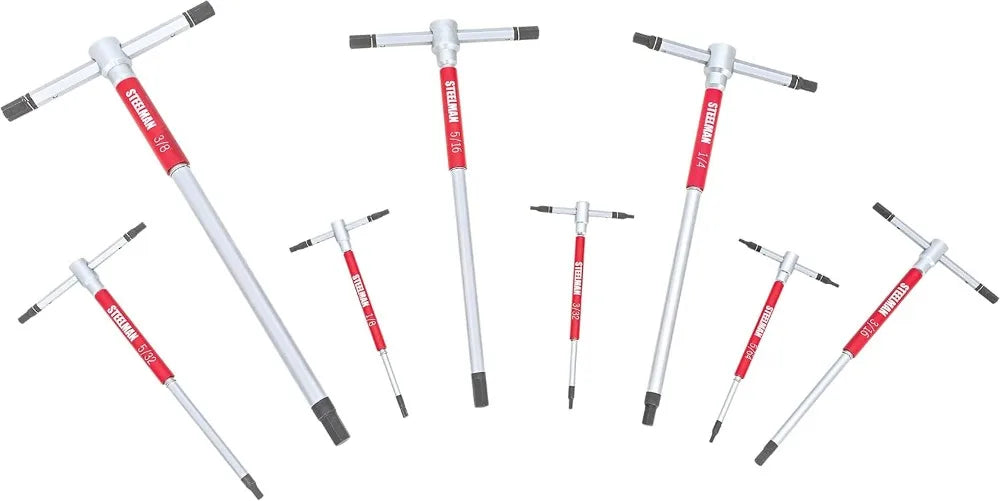 8-Piece T-Handle Allen Wrench Set