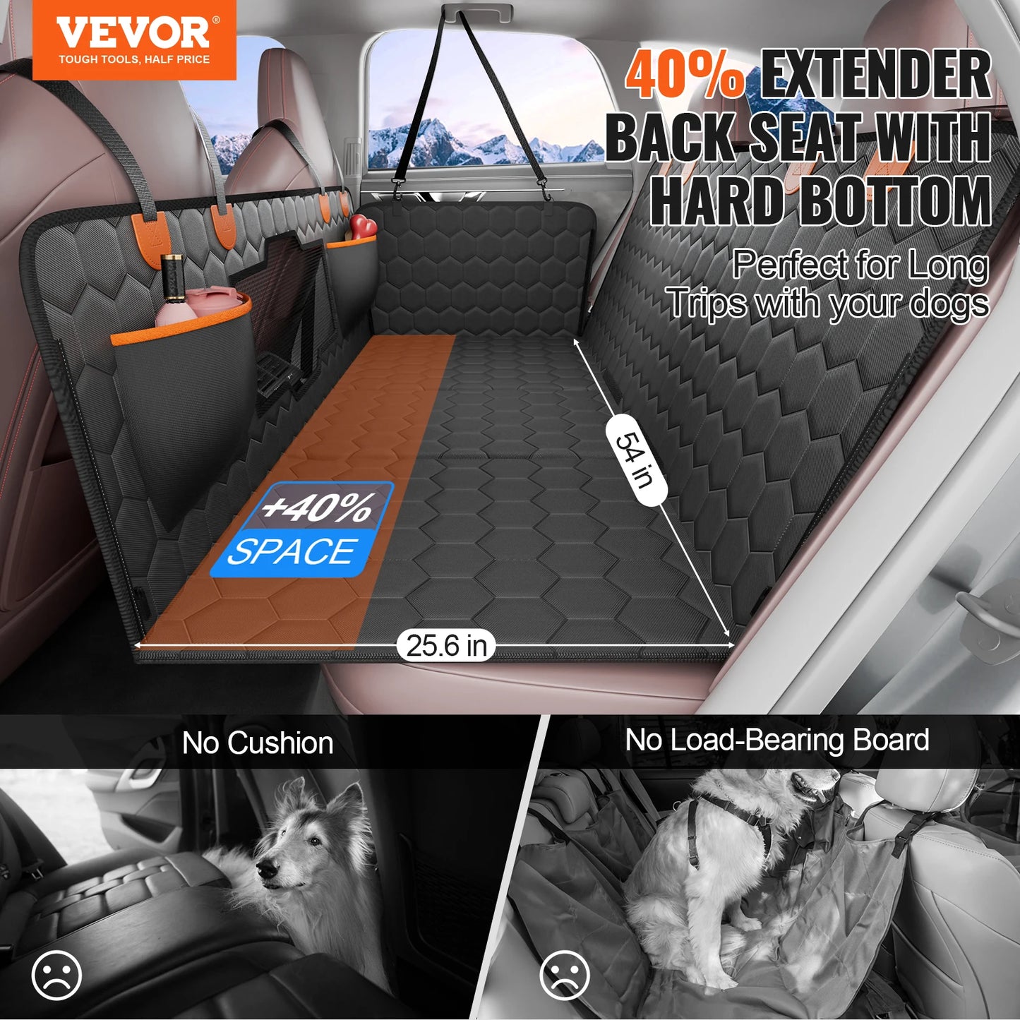Dog Car Seat Cover for Back Seat