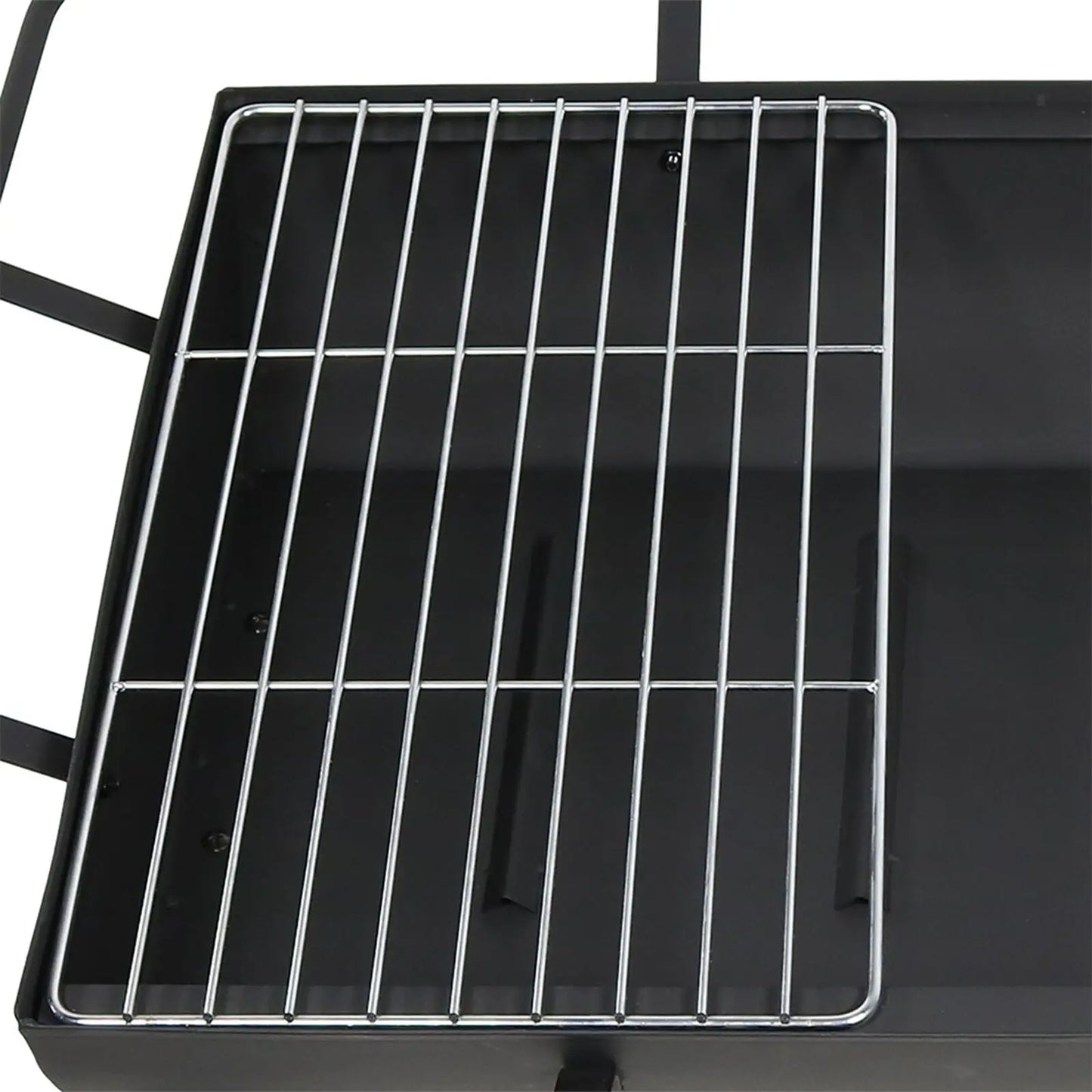 36 in Steel Fire Pit with Grate, Poker, and Cover
