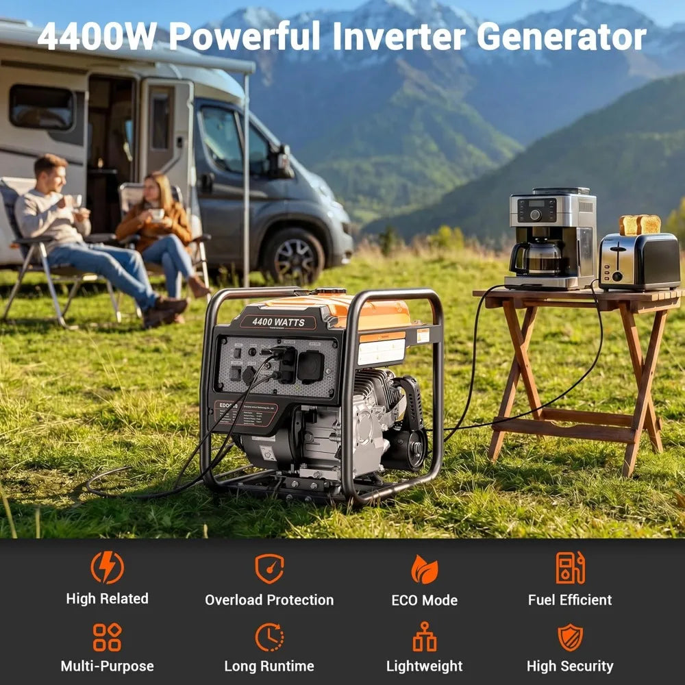 4400 Watt Inverter Generator, Gas Powered