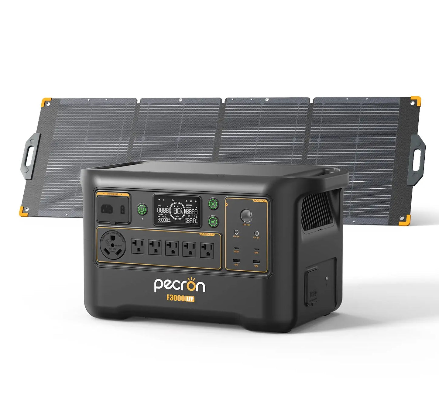 Portable Power Station Solar Generator, 3600W