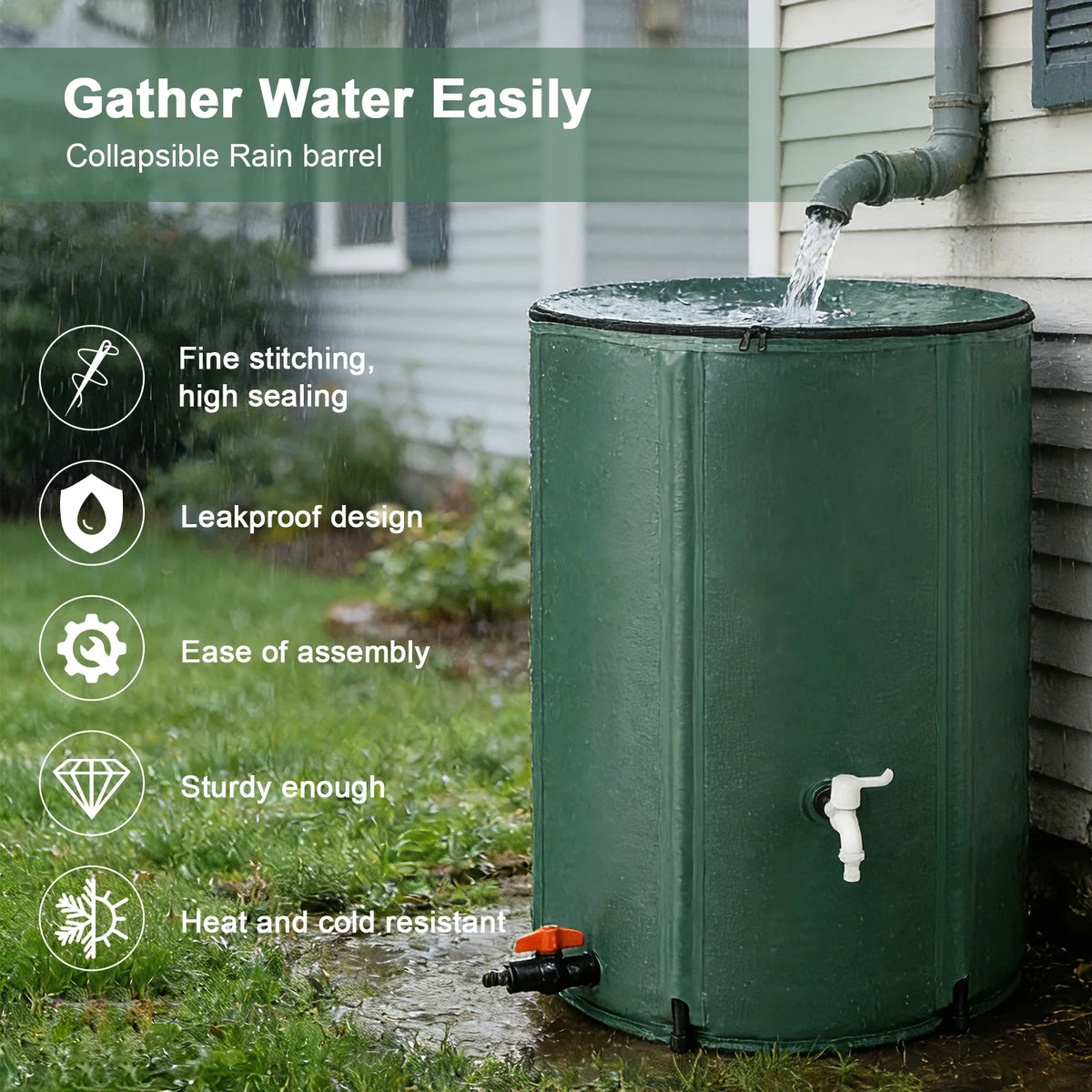 Collapsible Rain Barrel