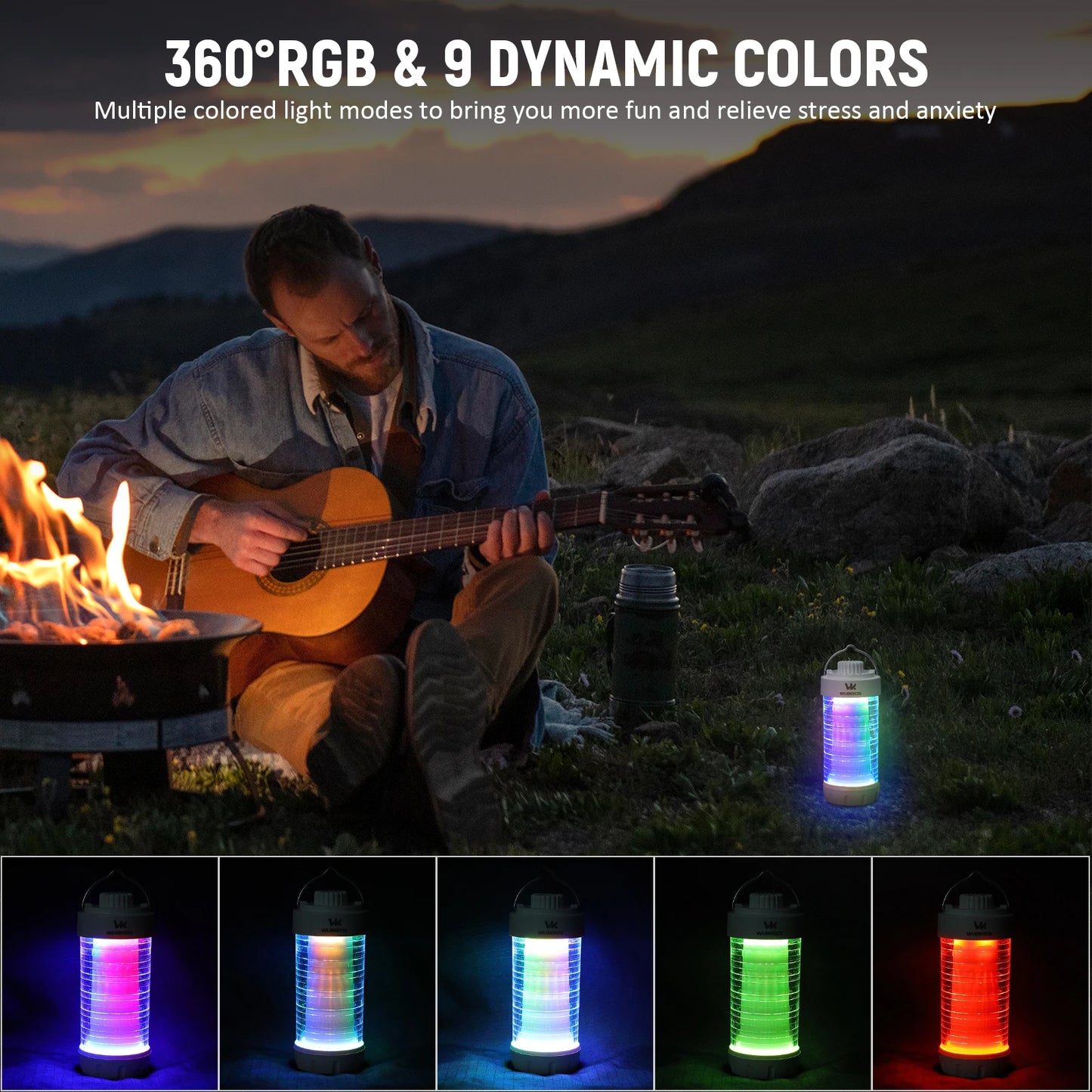 Camping Lantern 550LM Rechargeable