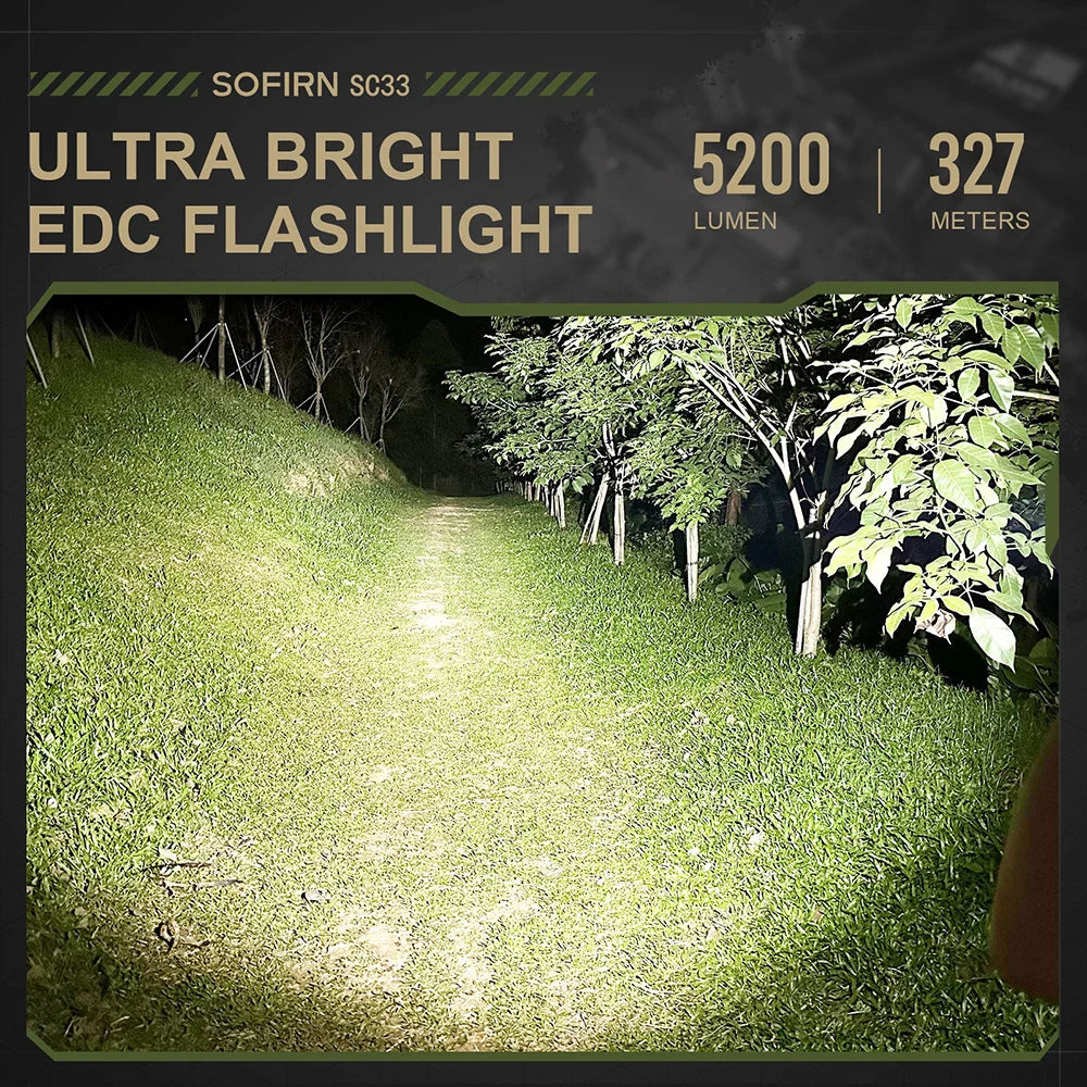 HI LED Flashlight Tactical 5200lm