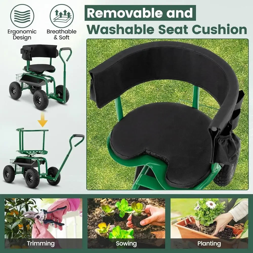 Rolling Garden Seat
