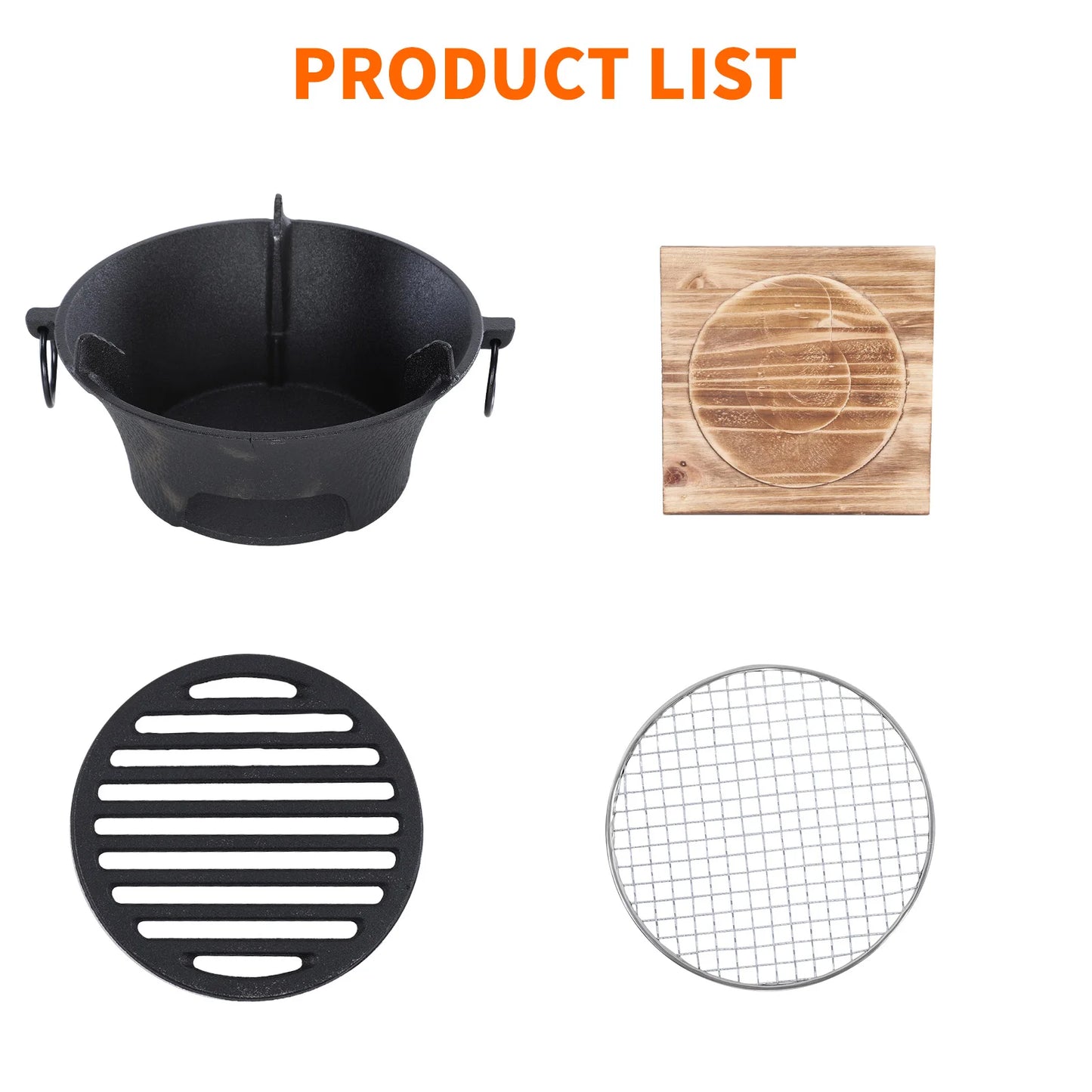 Cast Iron Round Grill
