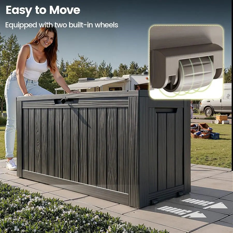 75 Gallon Outdoor Storage Box Waterproof
