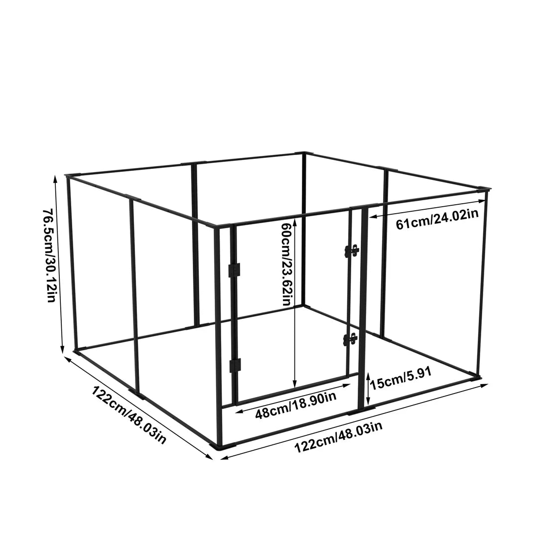 Acrylic Dog Playpen