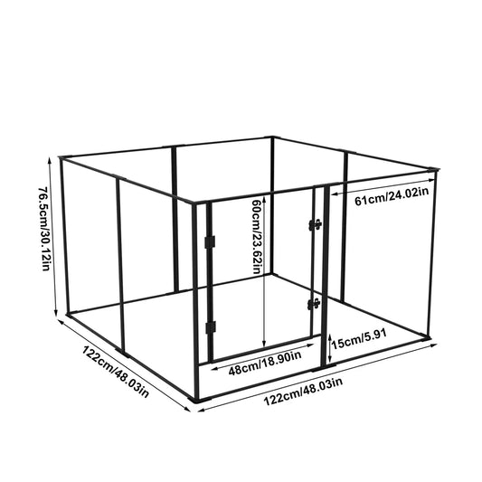 Acrylic Dog Playpen
