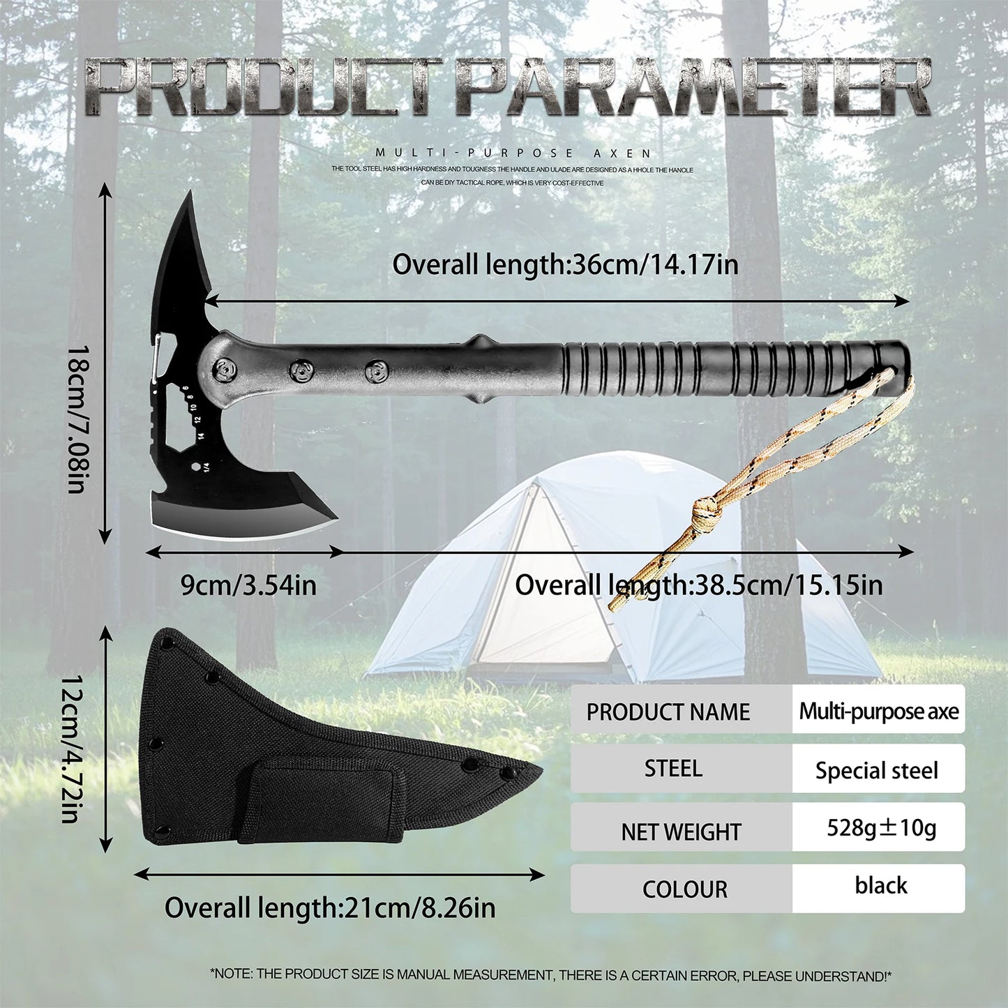 Tactical Multi-Functional Axe