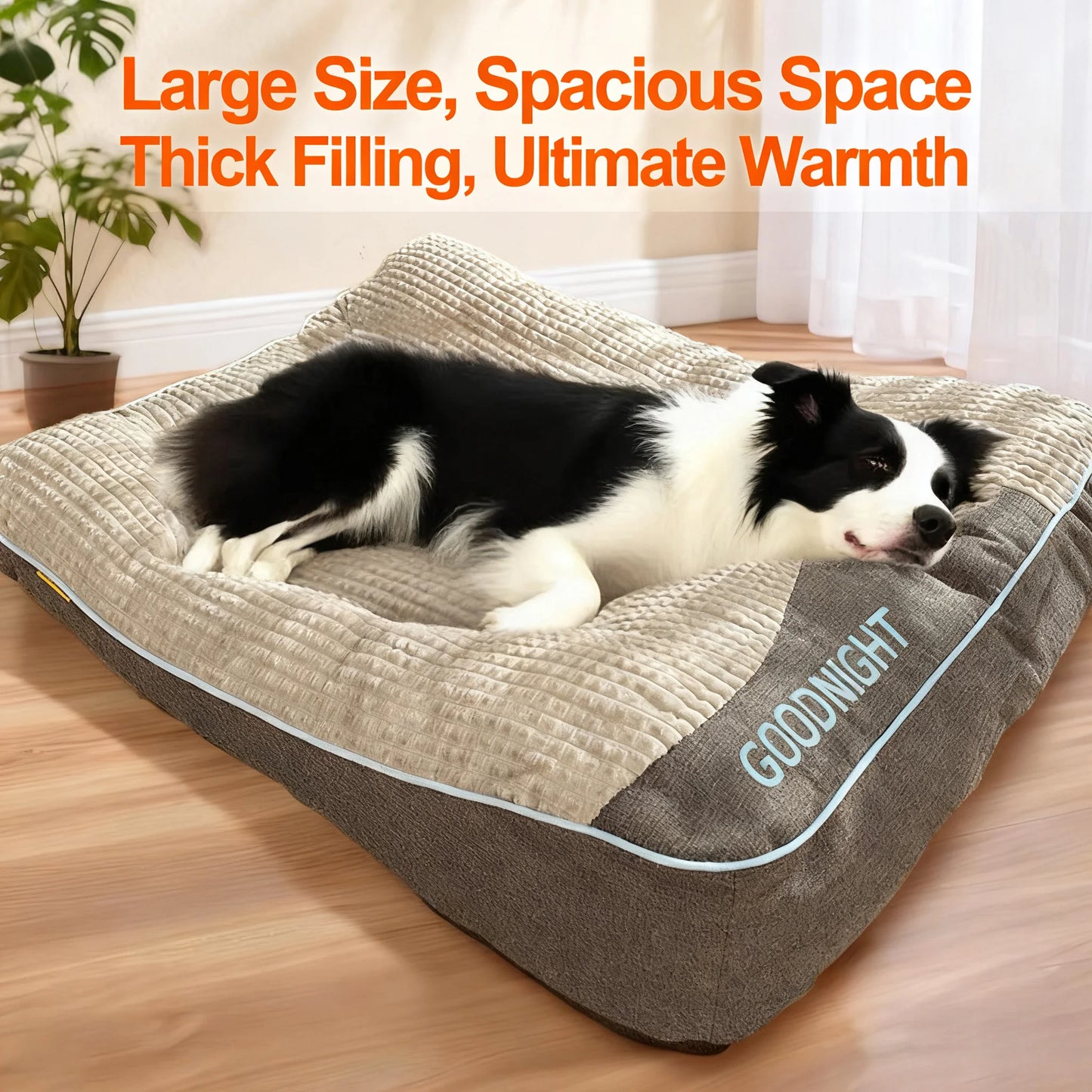 Extra Large Dog Bed 47inch, Orthopedic