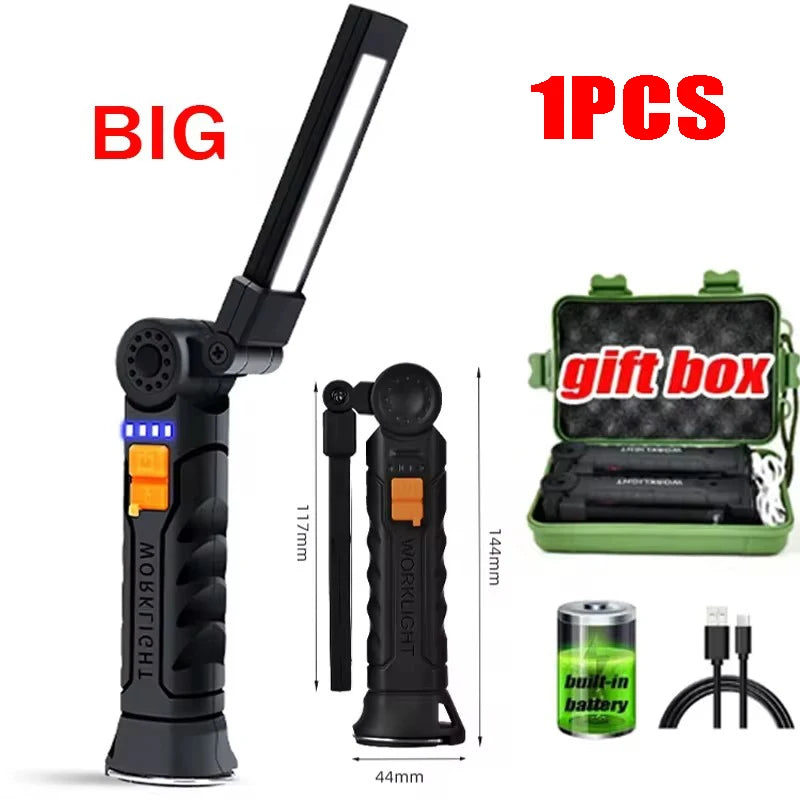 Folding Work Light Rechargeable Magnetic