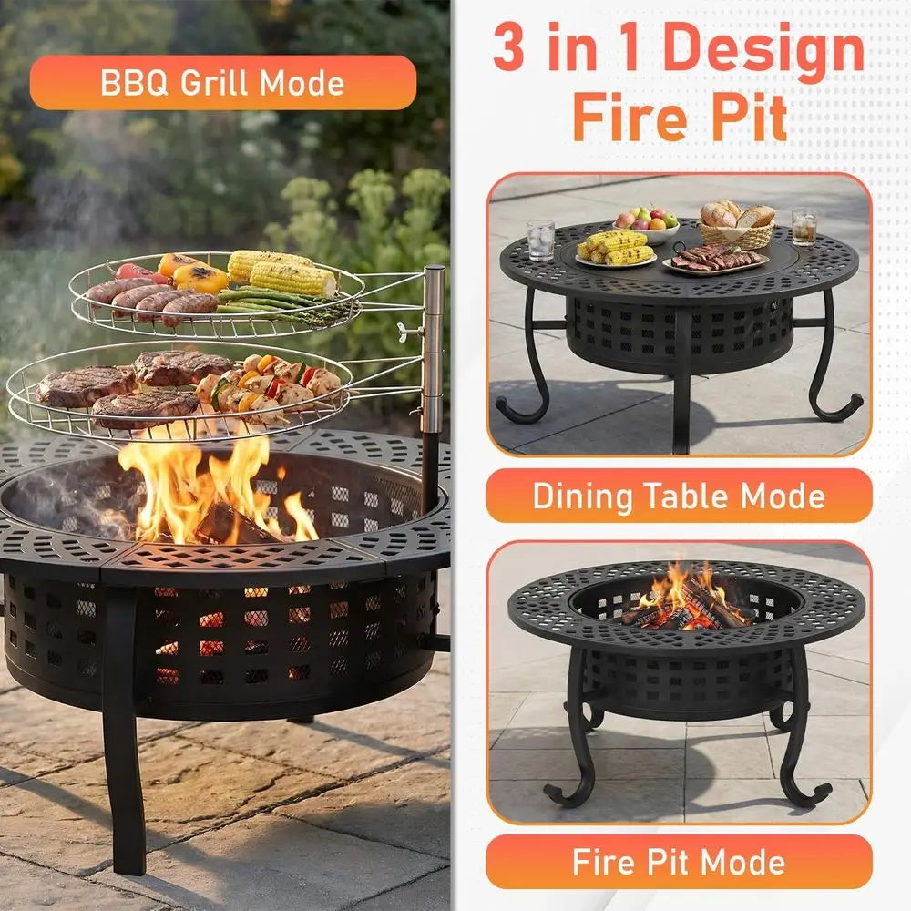 36" Wood-Burning Fire Pit
