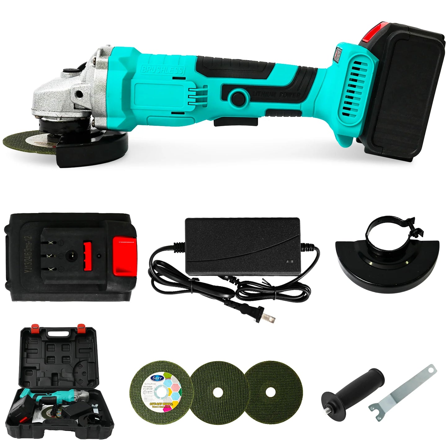 Cordless Angle Grinder Kit