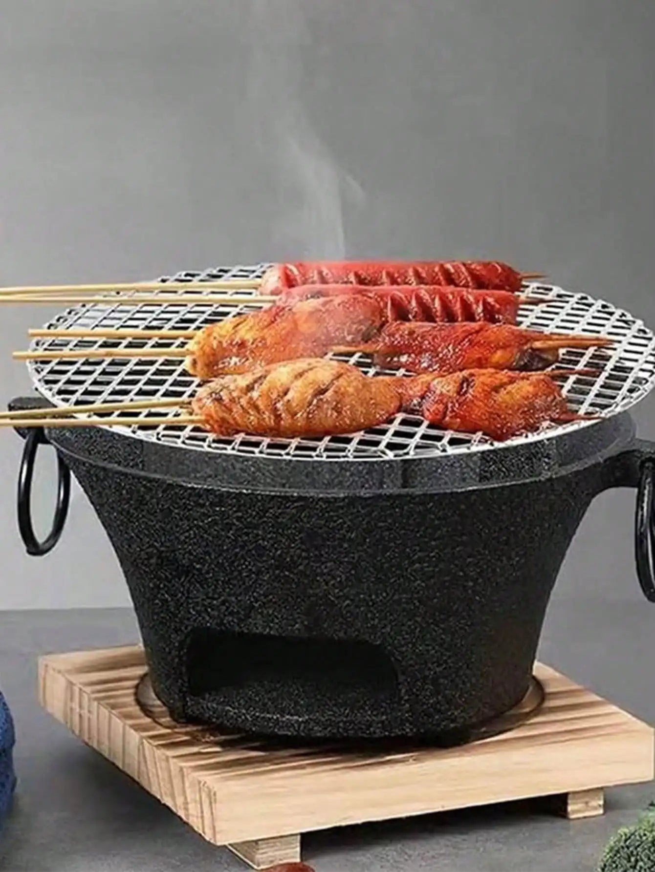 Cast Iron Charcoal Burner Grill