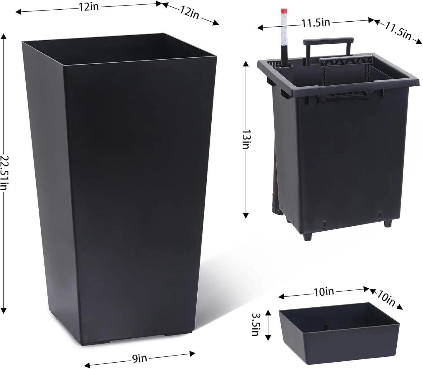 Tall Planter 2 pcs