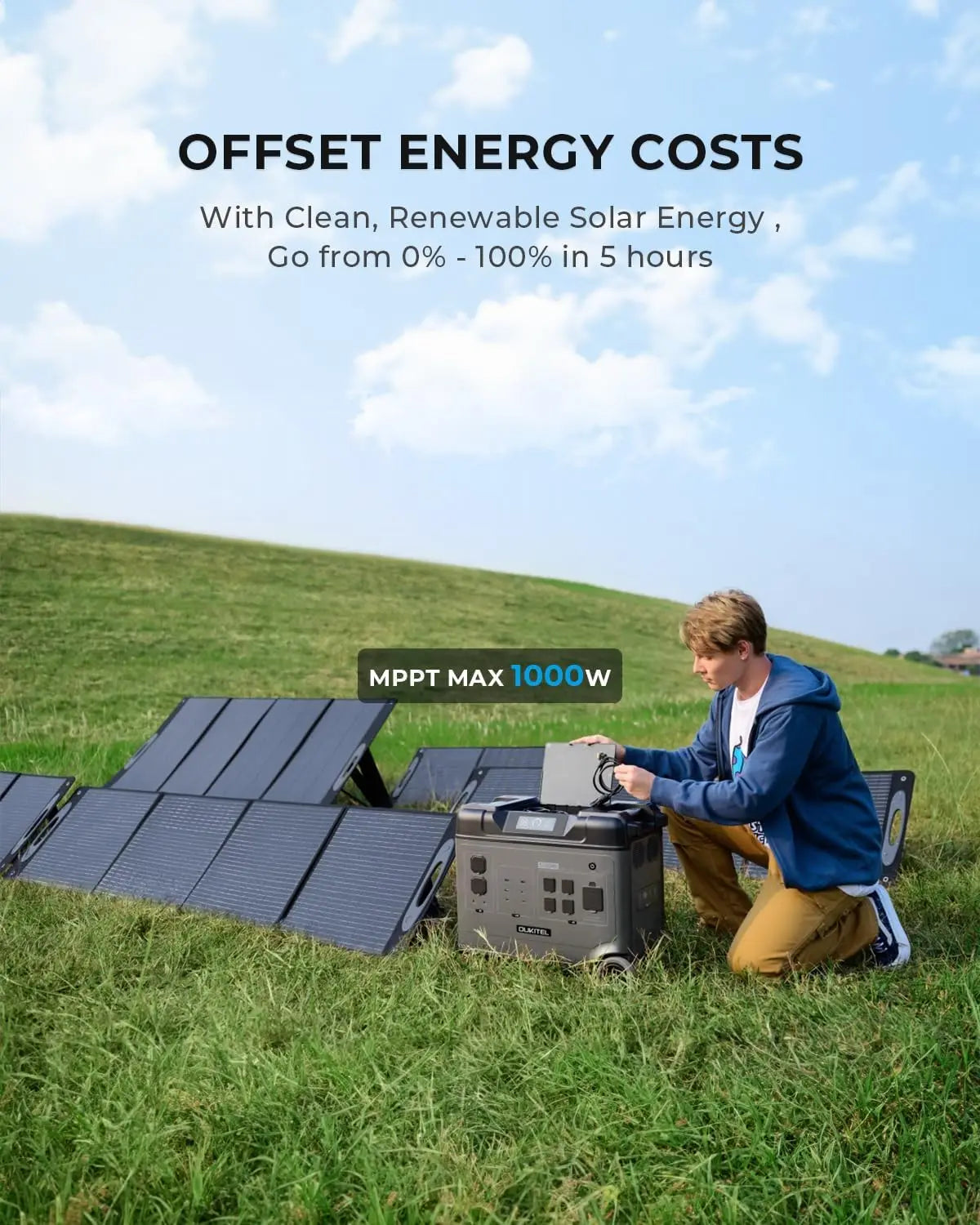 Portable Power Station 5120Wh Solar Generator