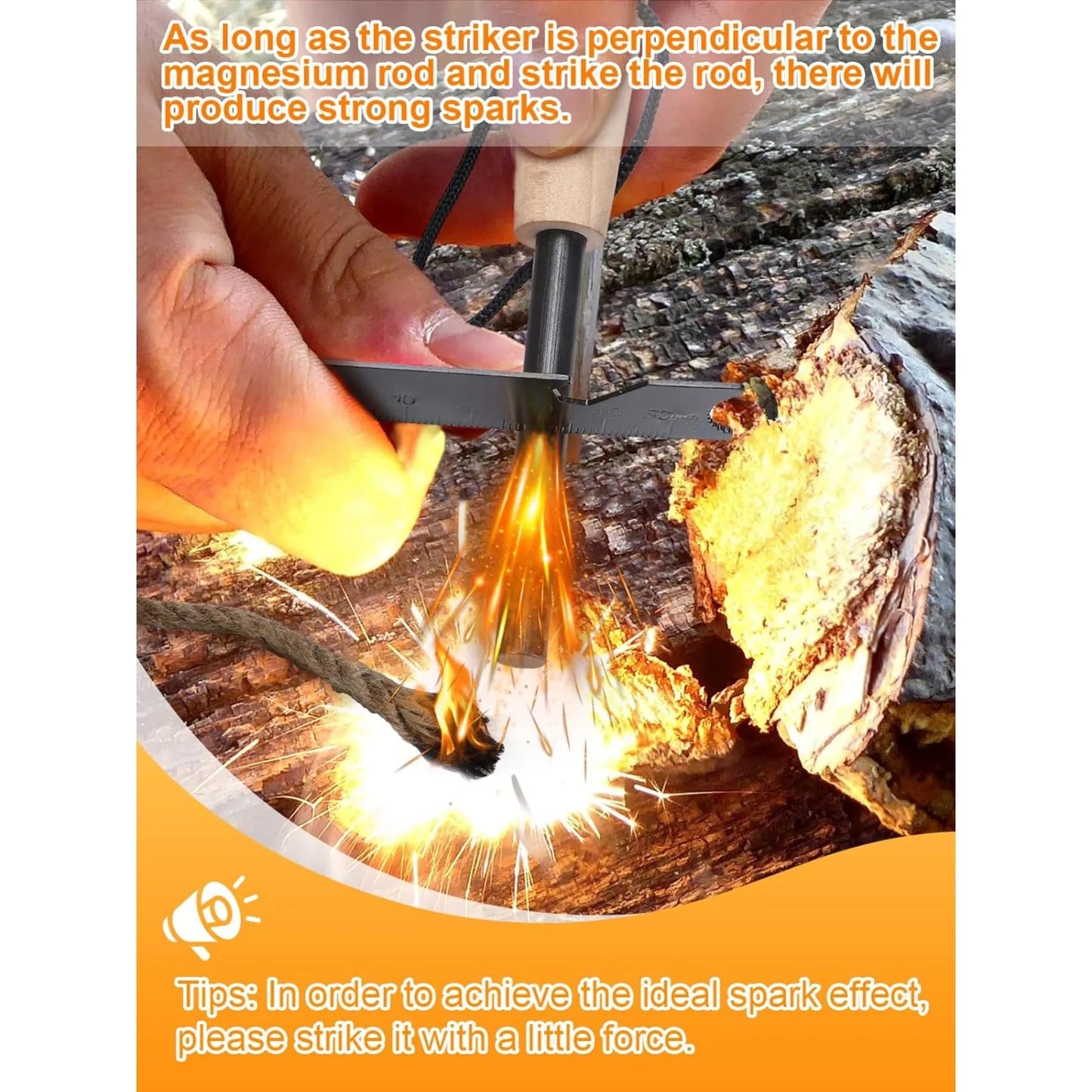 Fire Starter Survival Tool