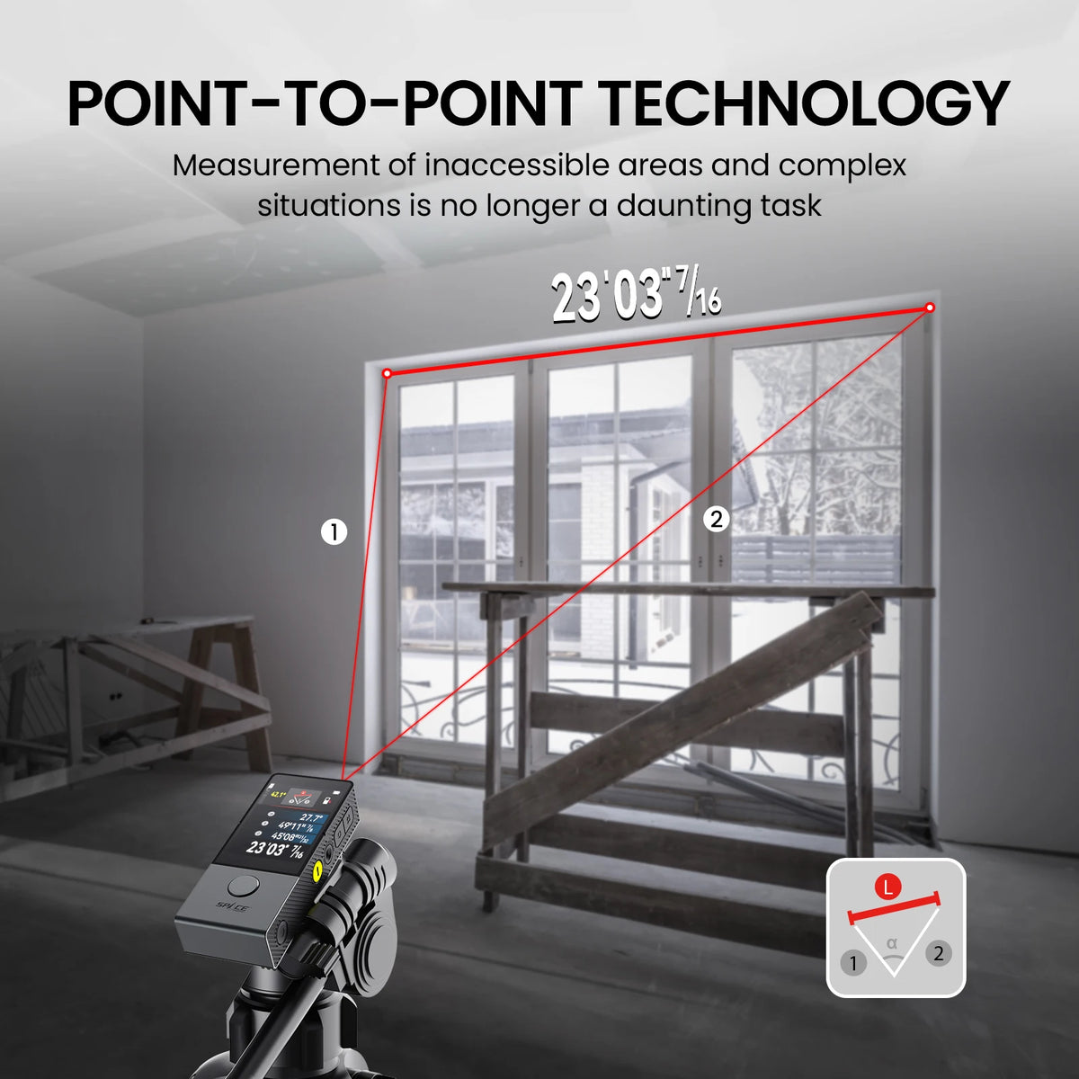 Bluetooth Laser Distance Meter