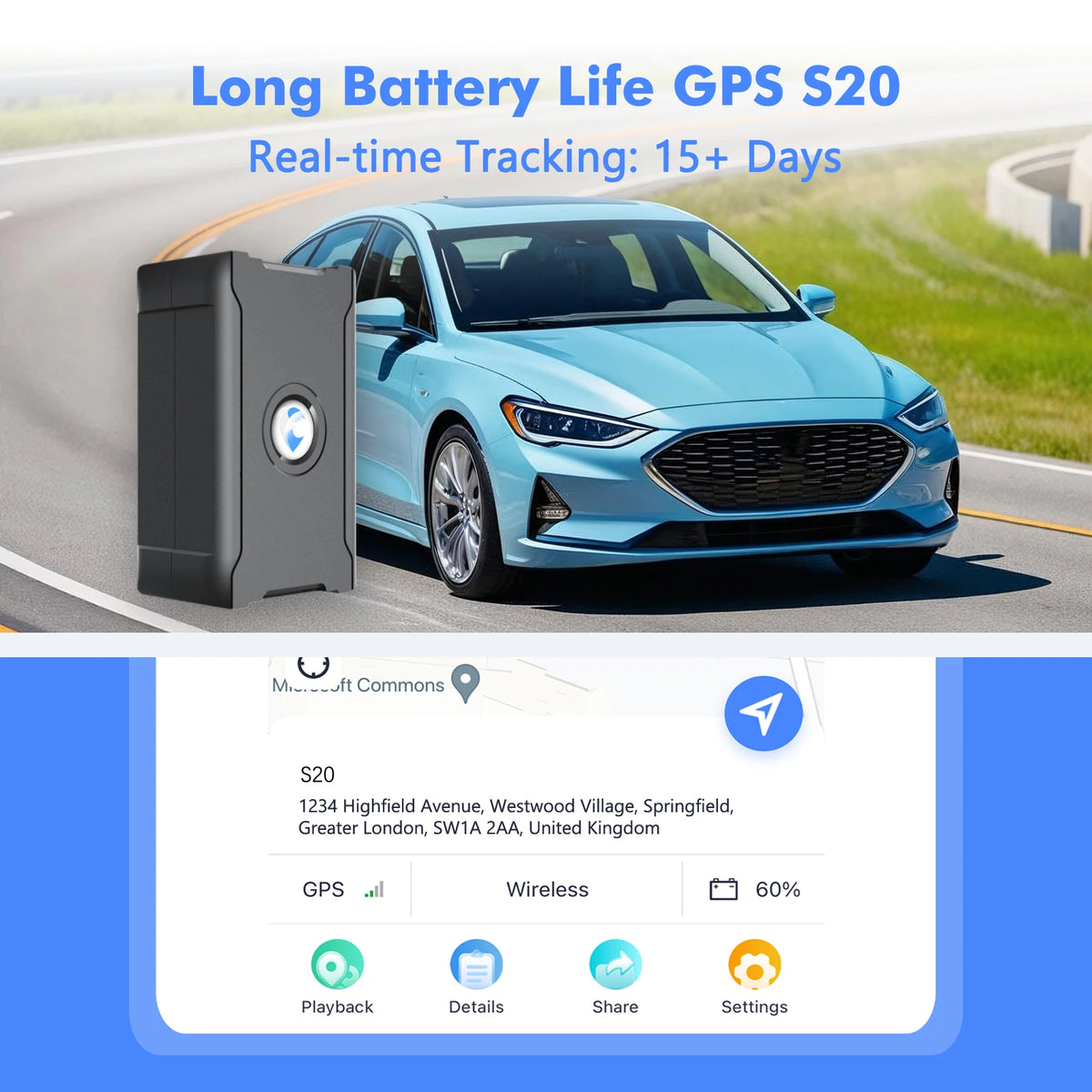 Vehicle GPS Tracker Anti-Theft