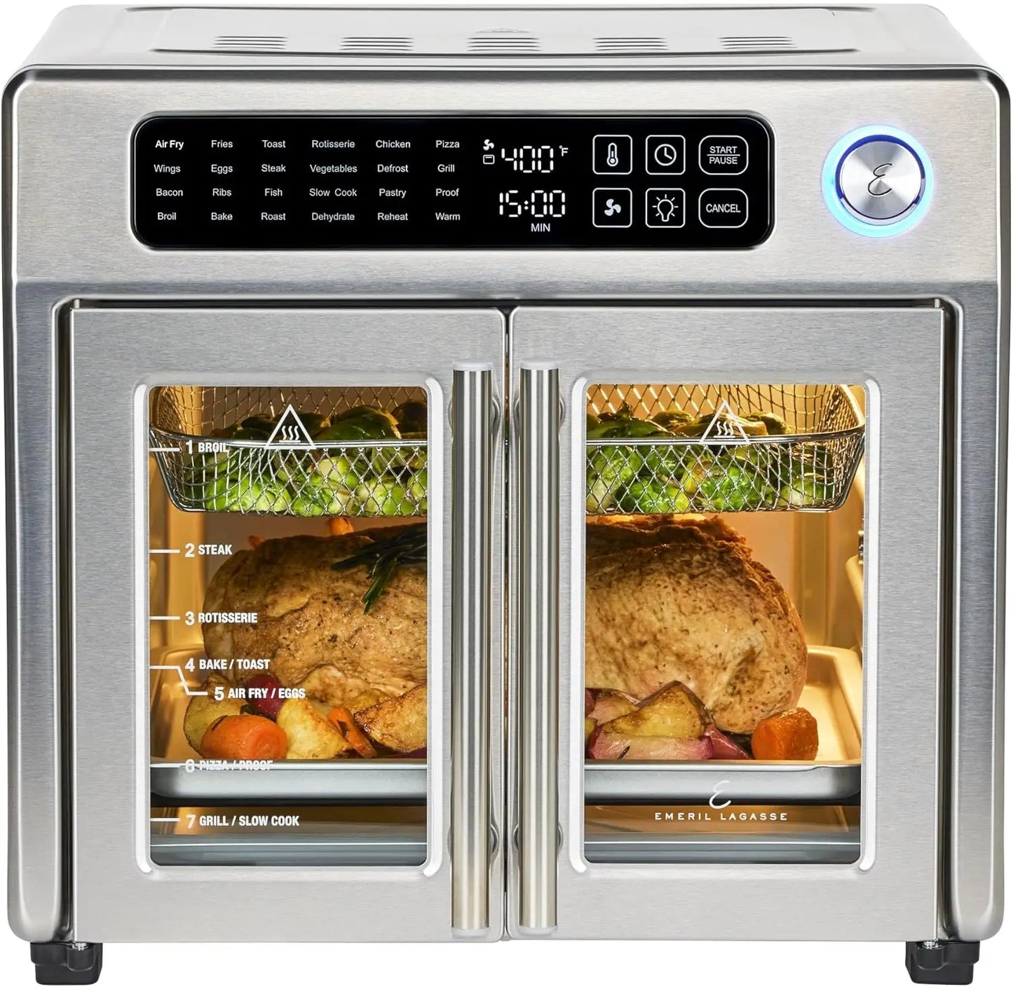 French Door Air Fryer Toaster Oven Combo