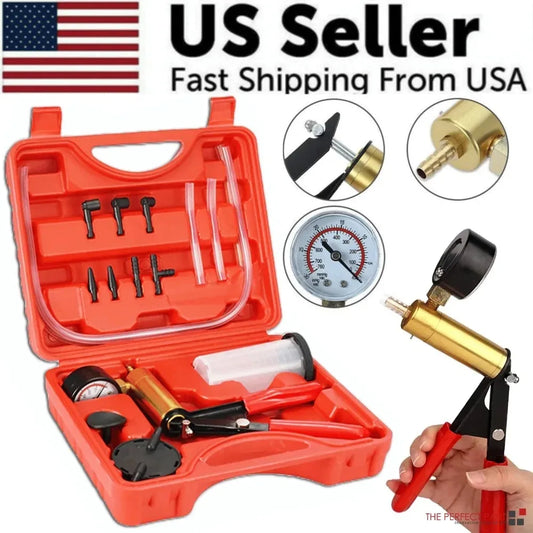 Hand Held  Brake Fluid  Bleeding Kit + Box
