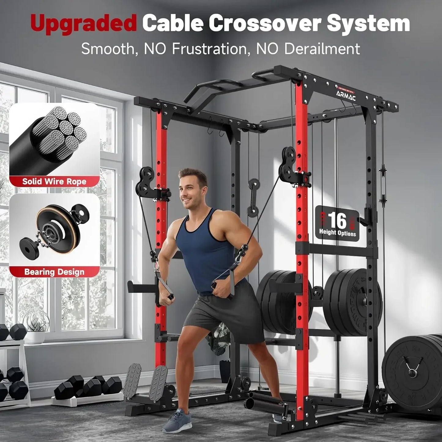 1500lbs Multi-Function Power Rack