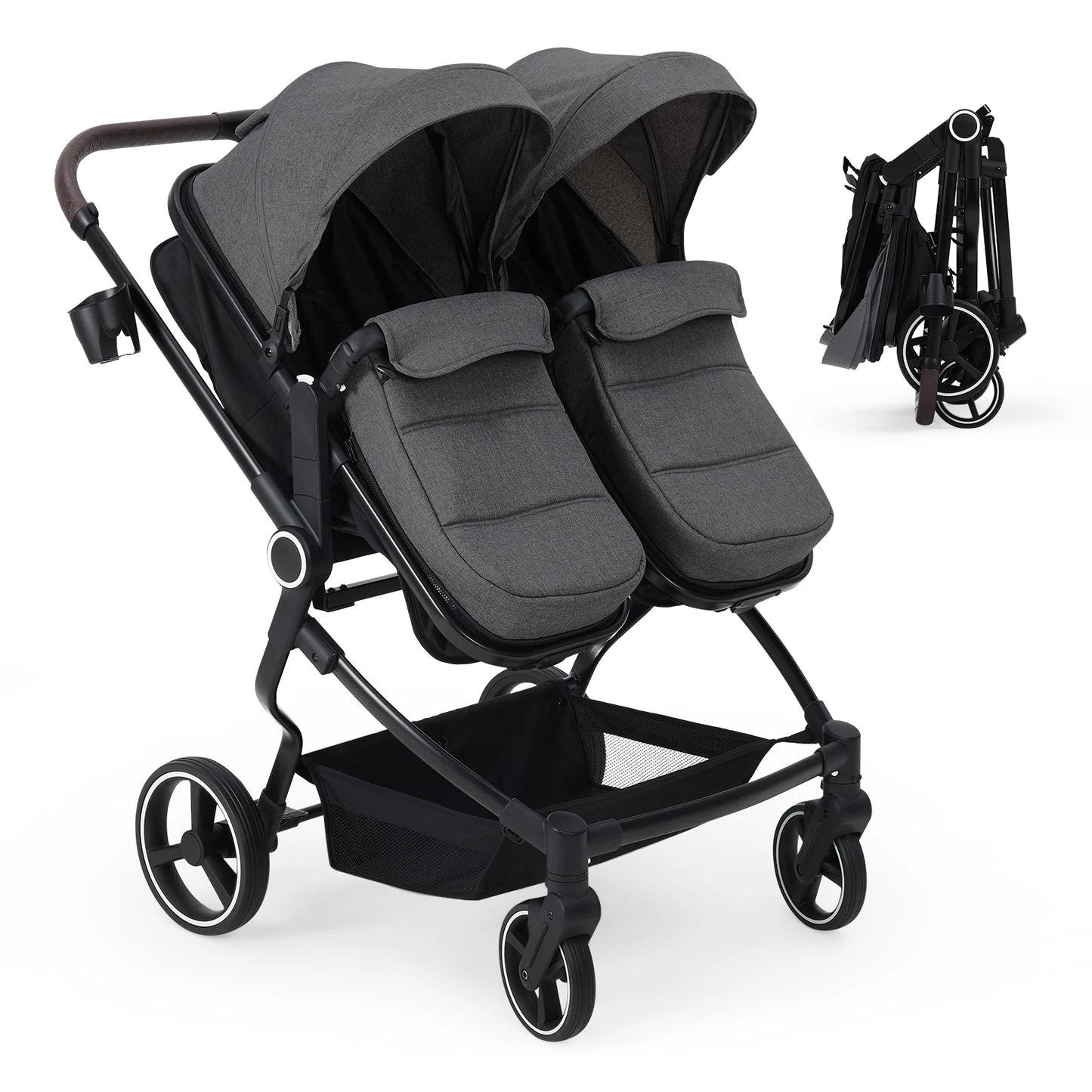 Double Stroller for Newborn and Toddler