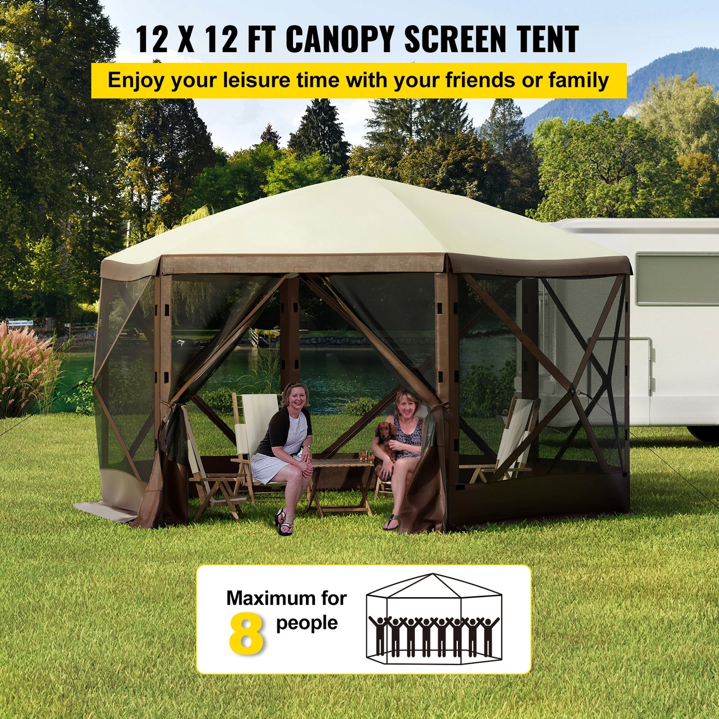 Pop-up Camping Sun Shade Tent