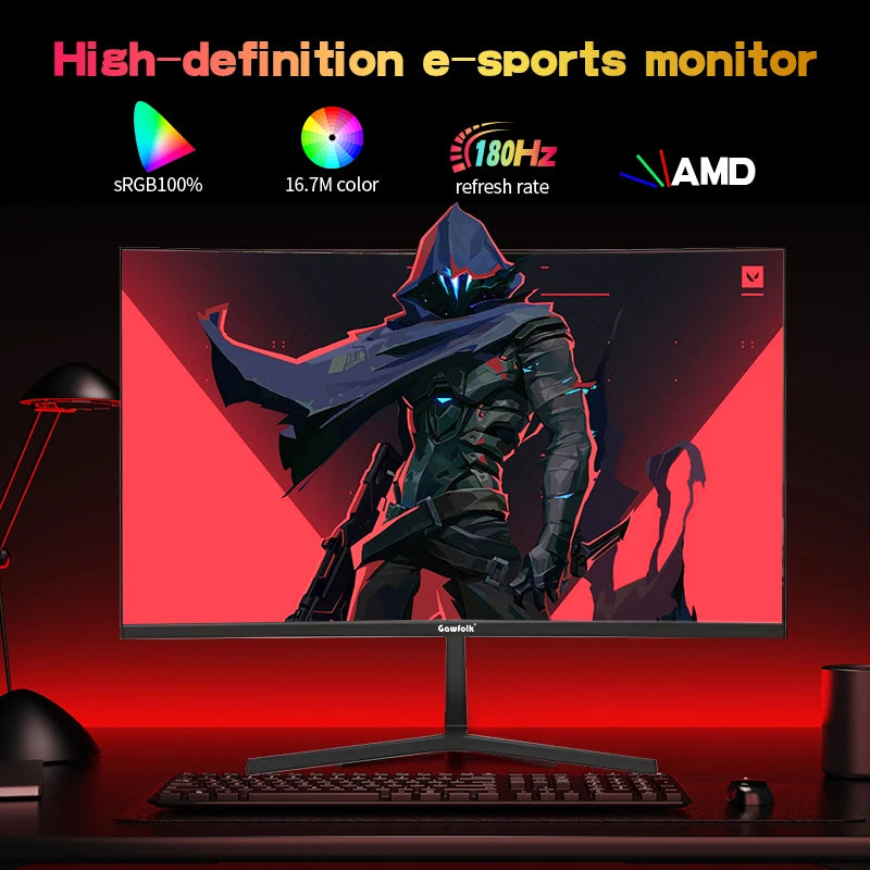 27 inch Curved Gaming Monitor,180Hz