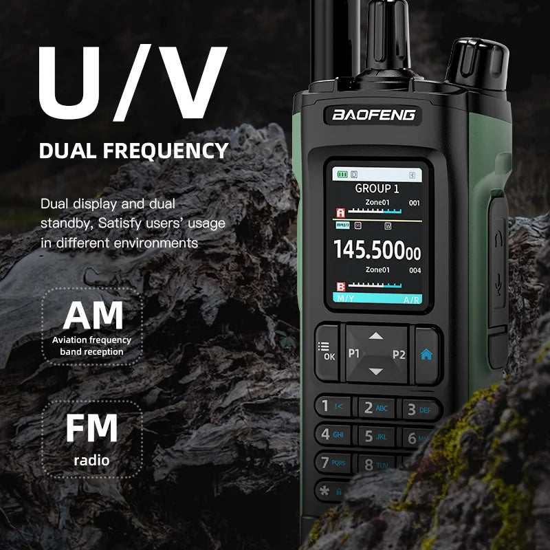 Walkie Talkie DMR GPS 10W  Multi Band