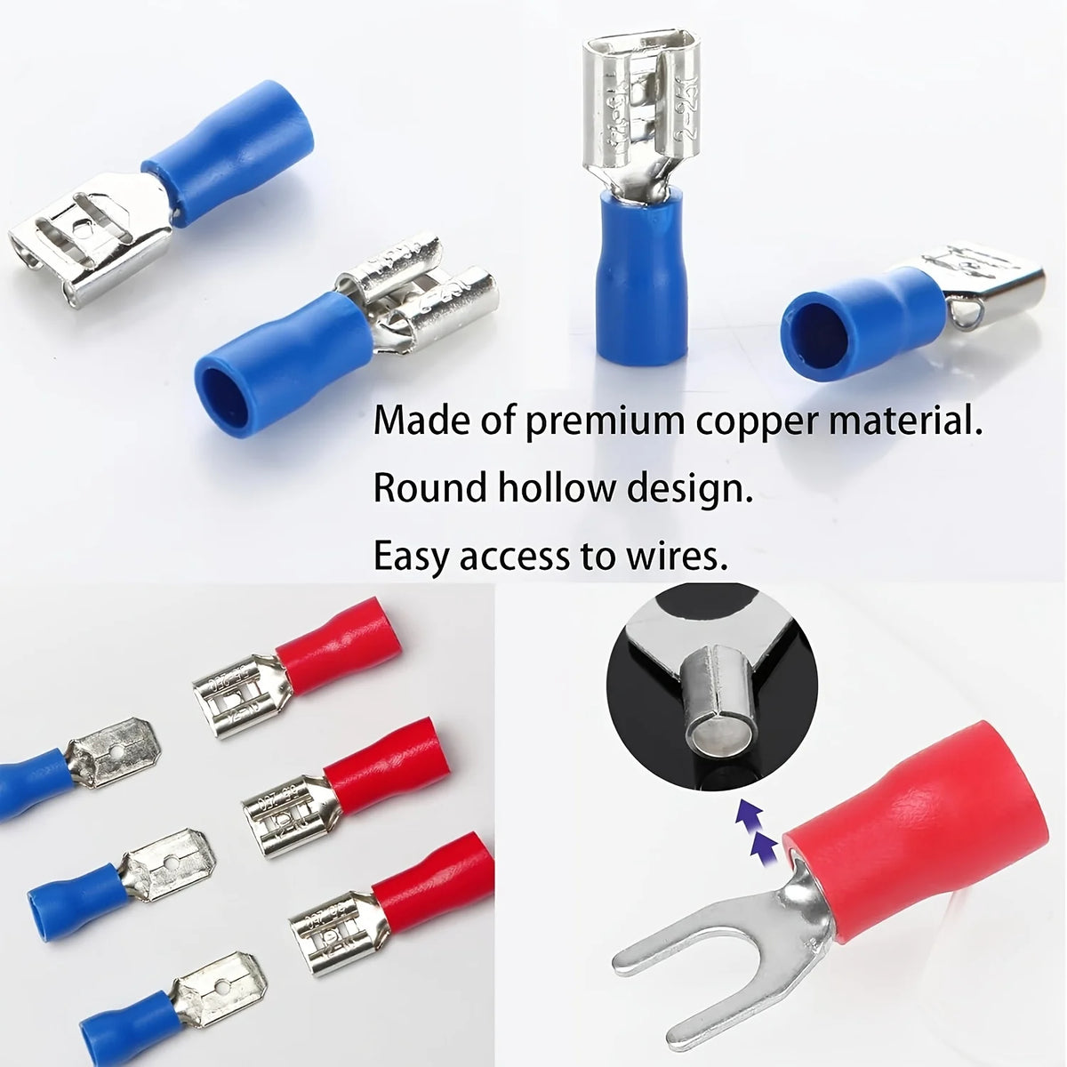 Crimp-on Terminals and Tool