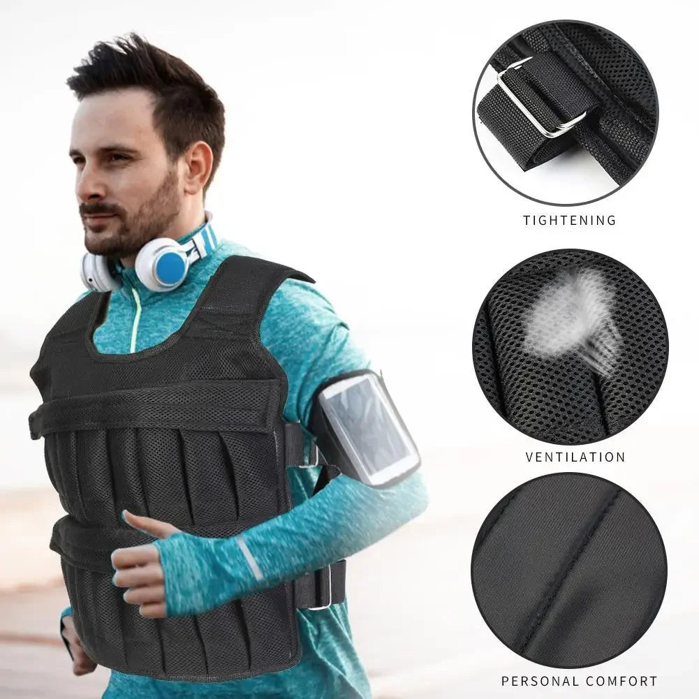 Workout Weight Jacket Adjustable