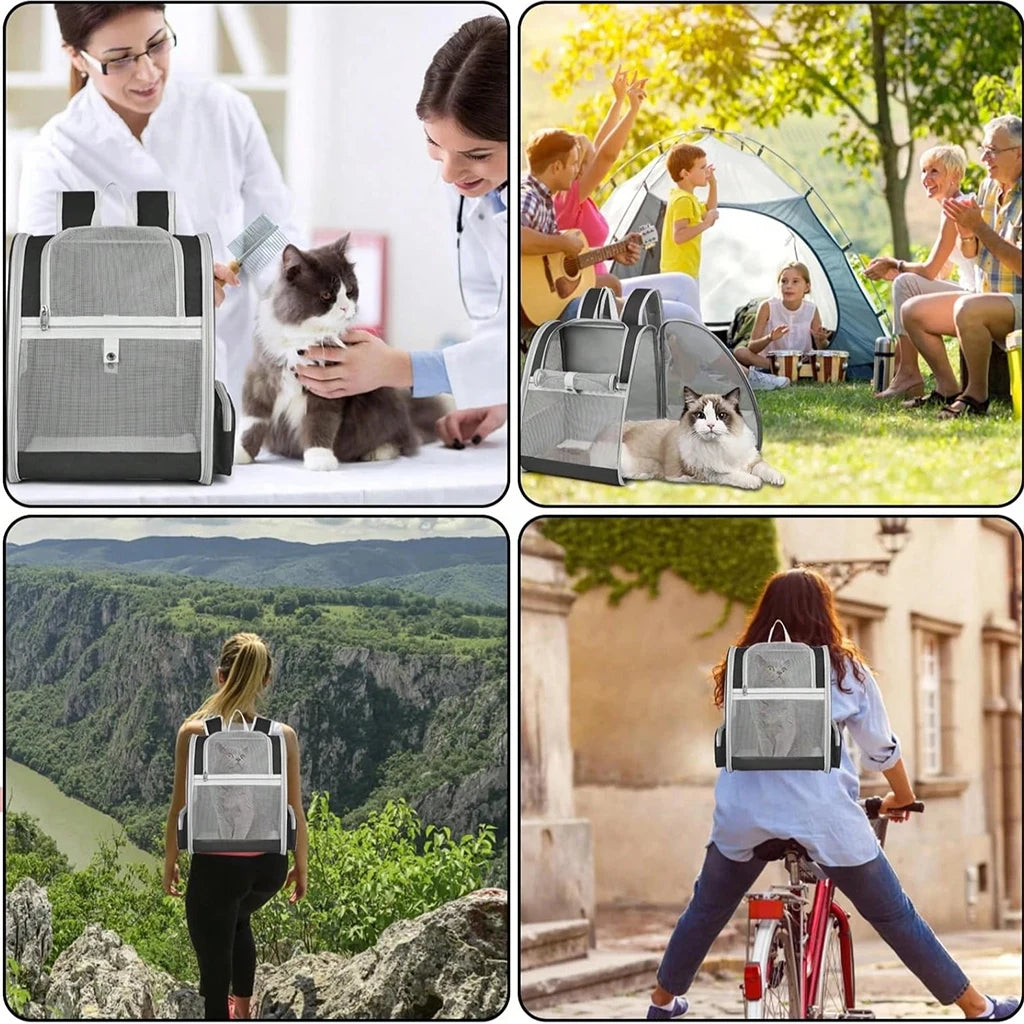 Pet Breathable Mesh Carrier Backpack