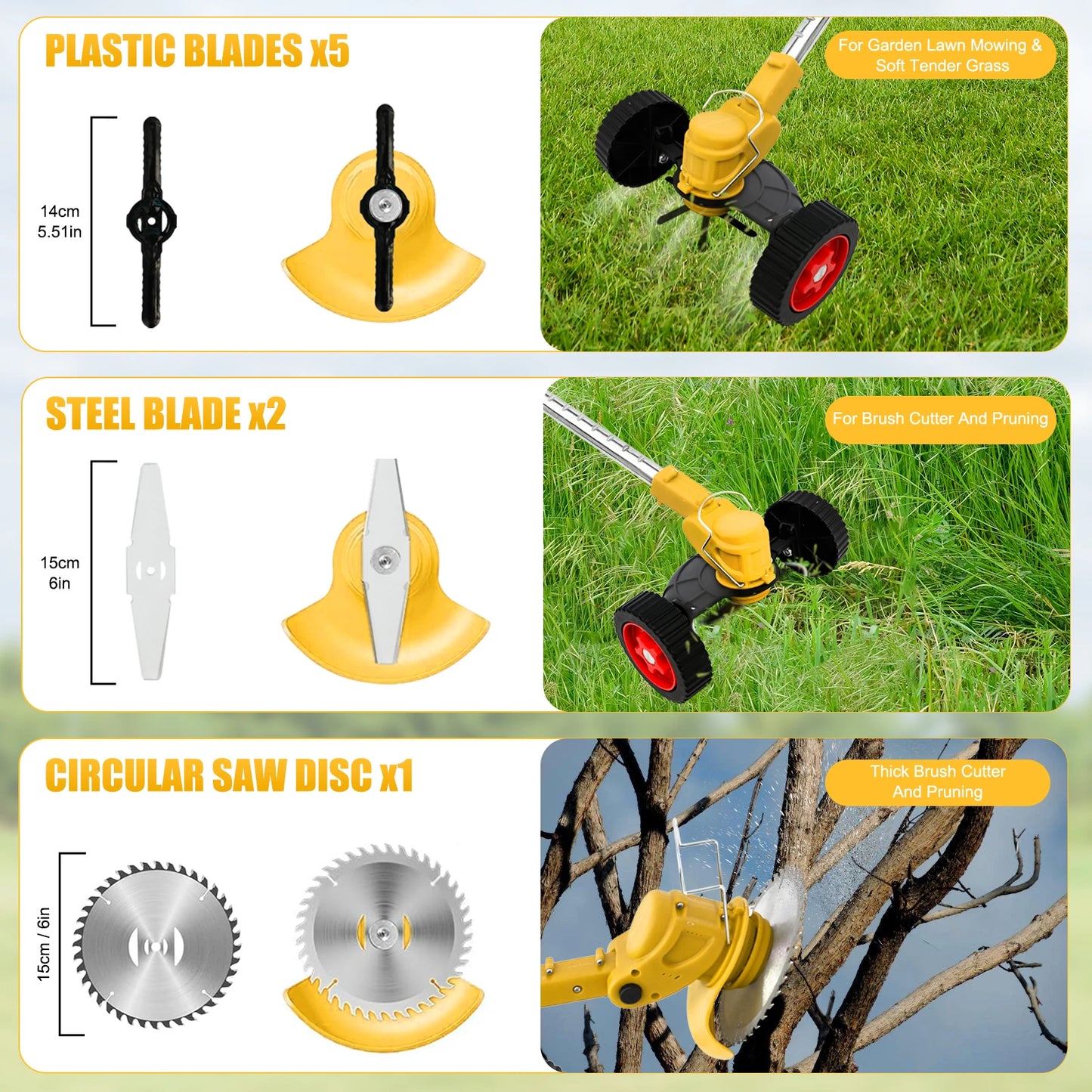 Cordless Grass Trimmer 21V