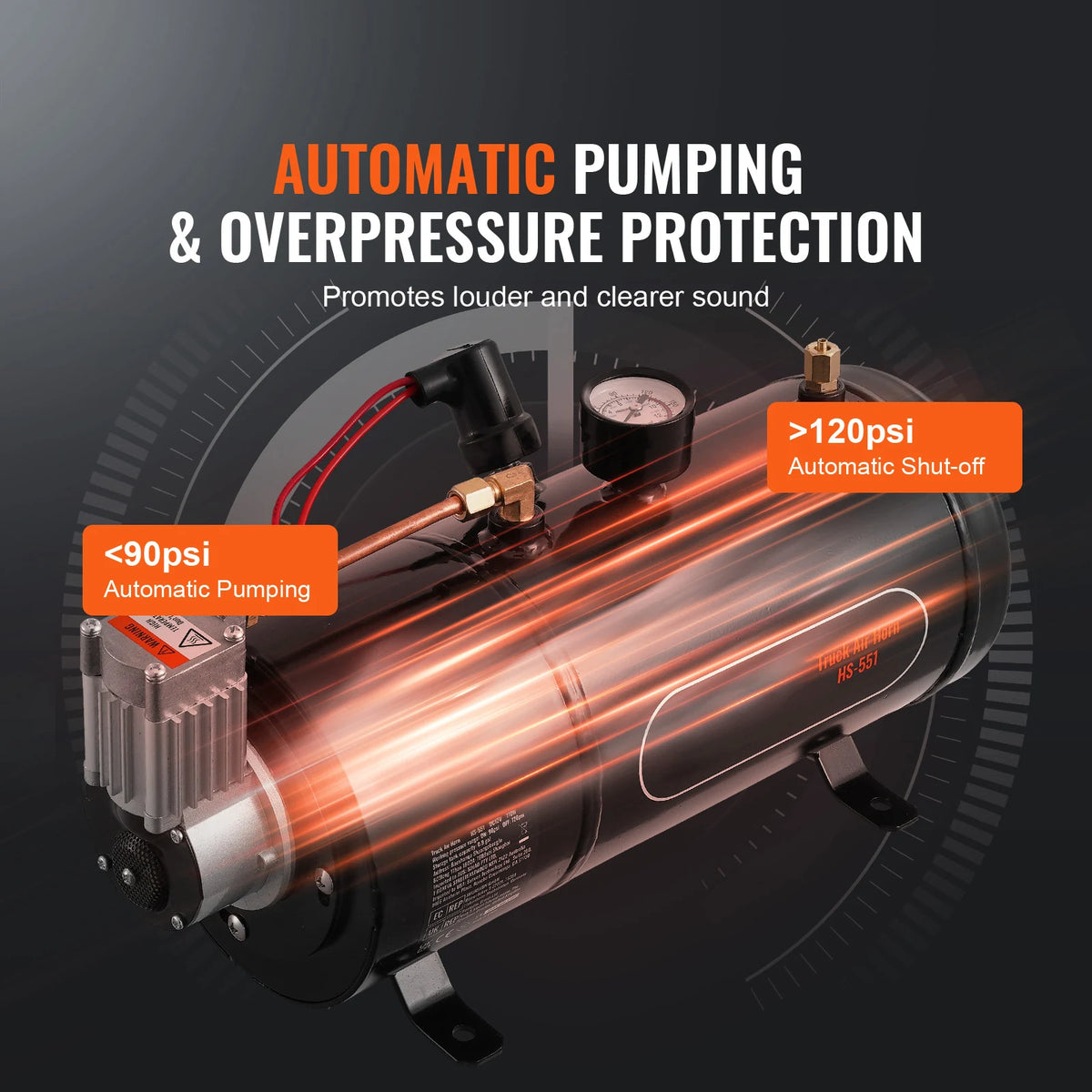 12V Air Compressor with Tank