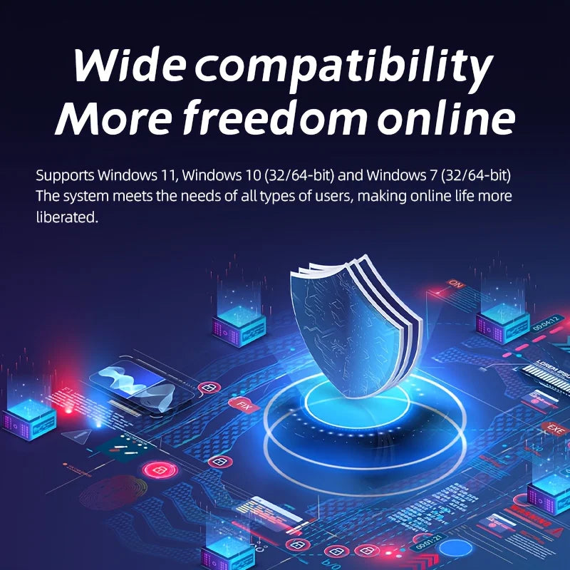 USB WiFi Adapter for PC - 1800Mbps