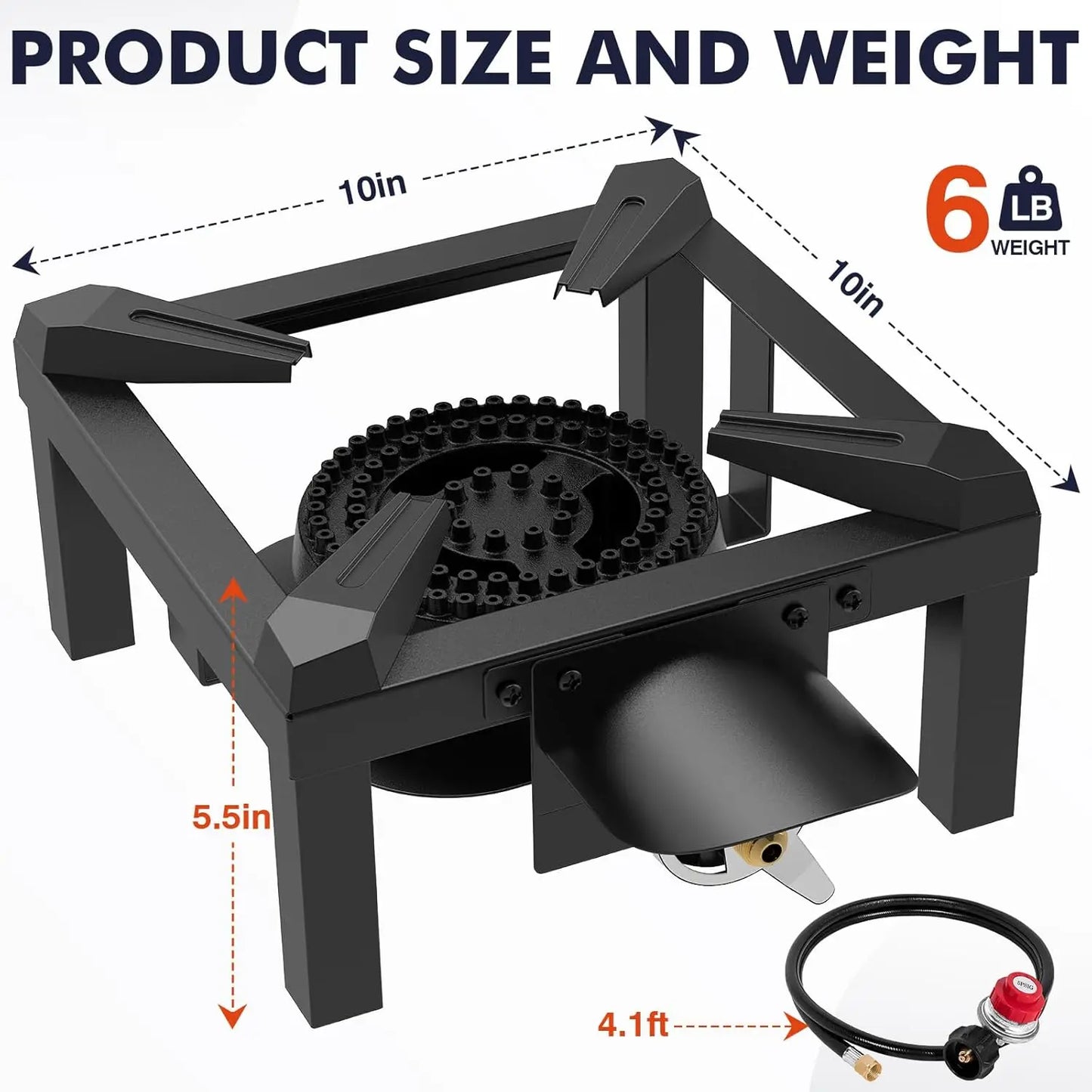 High Pressure 100000 BTU Propane Burner
