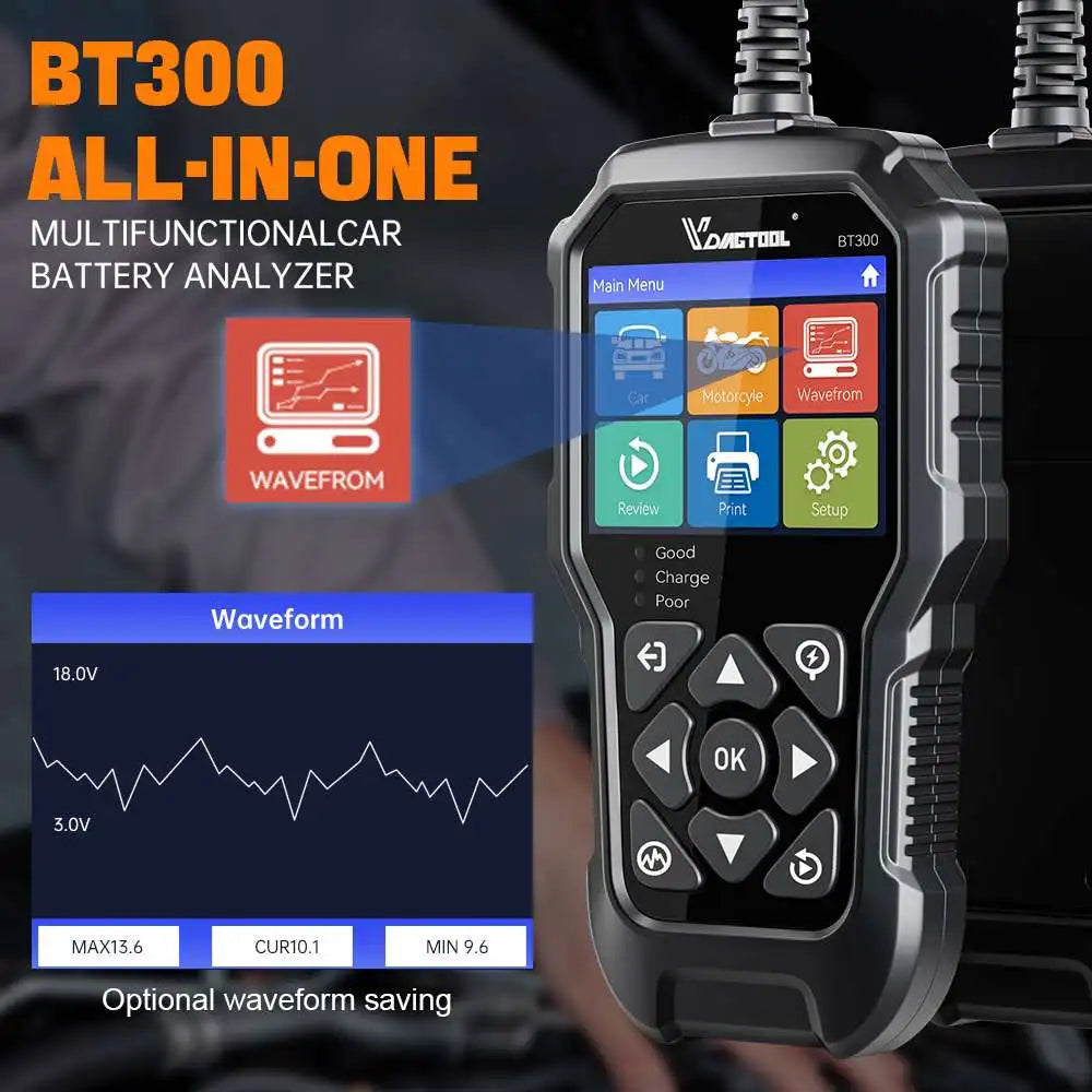 Car Battery Tester 6V 12V