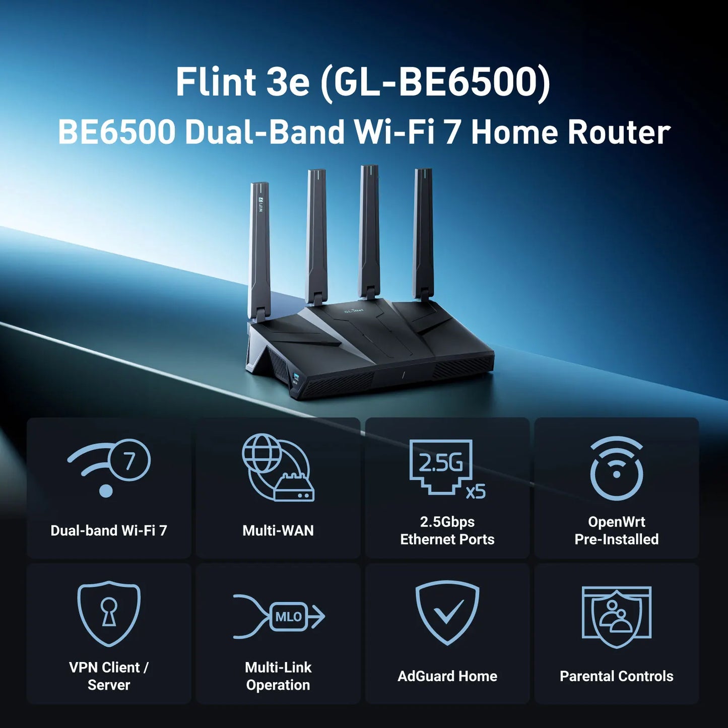 Dual-band Wi-Fi 7 Home Router