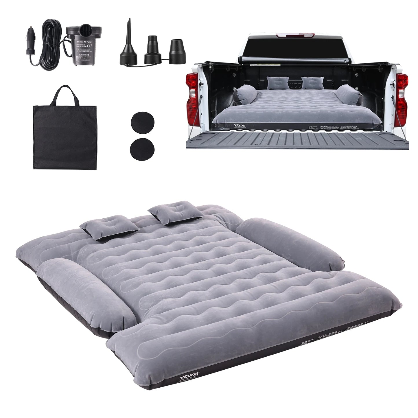 Truck Bed Air Mattress with 12V Air Pump