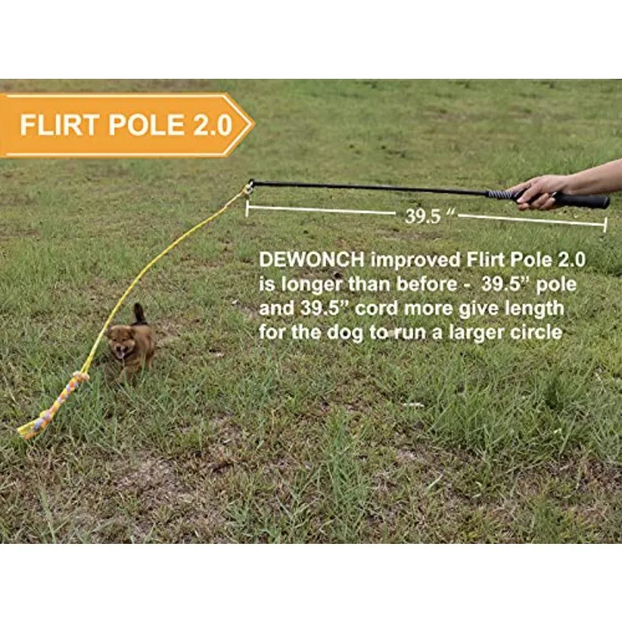 Flirt Pole Dog Toys