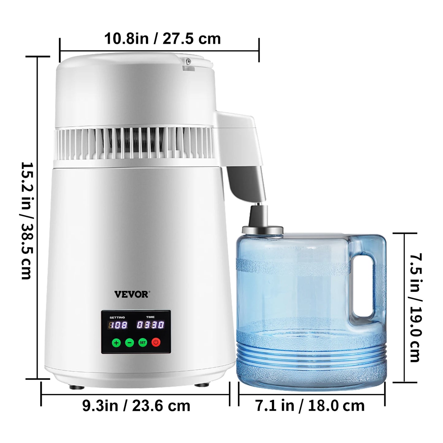 4L Water Distiller Purifier Filter
