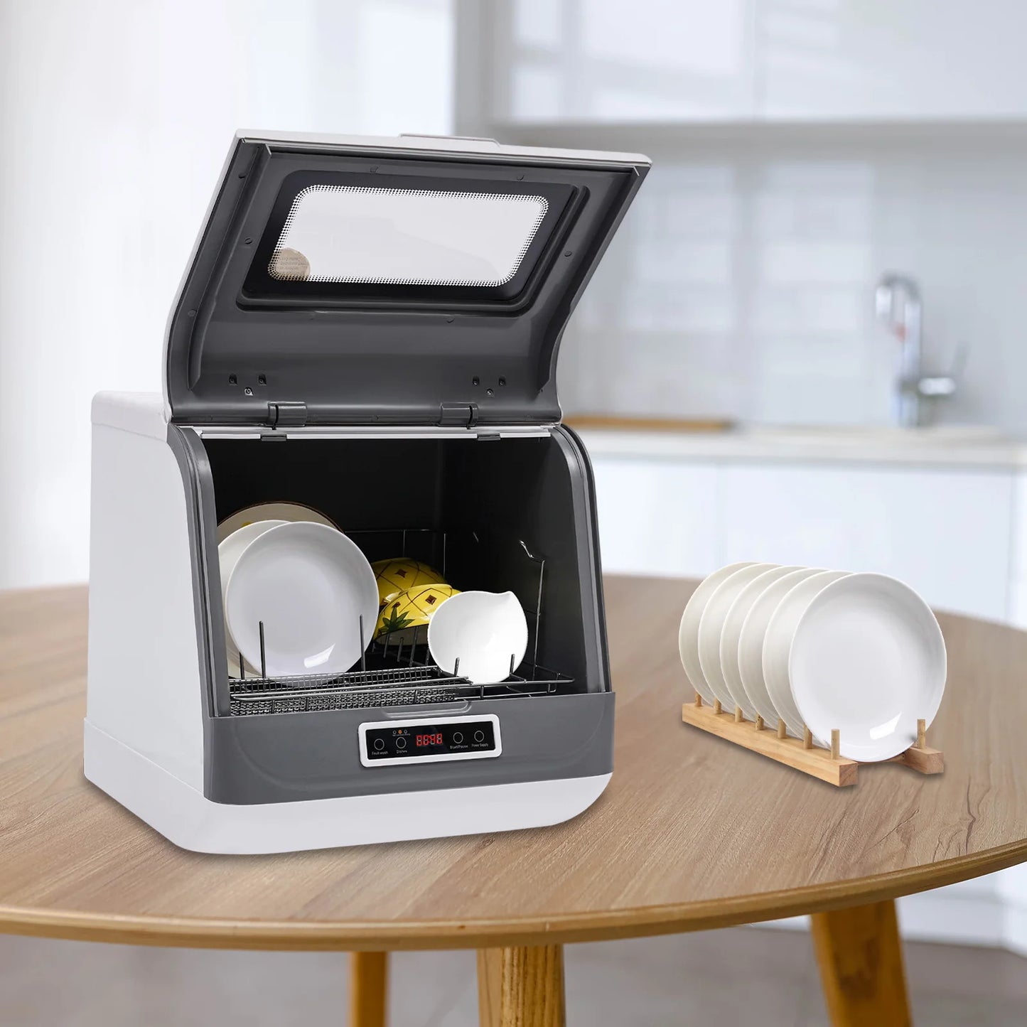 Countertop Dishwasher+800W Rated Power, Portable