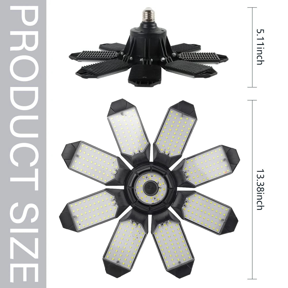 200W Garage Light LED Foldable