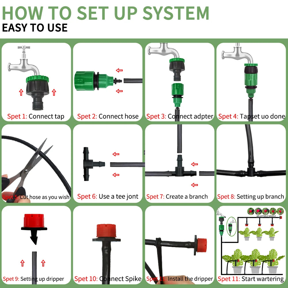 Micro Drip Irrigation System