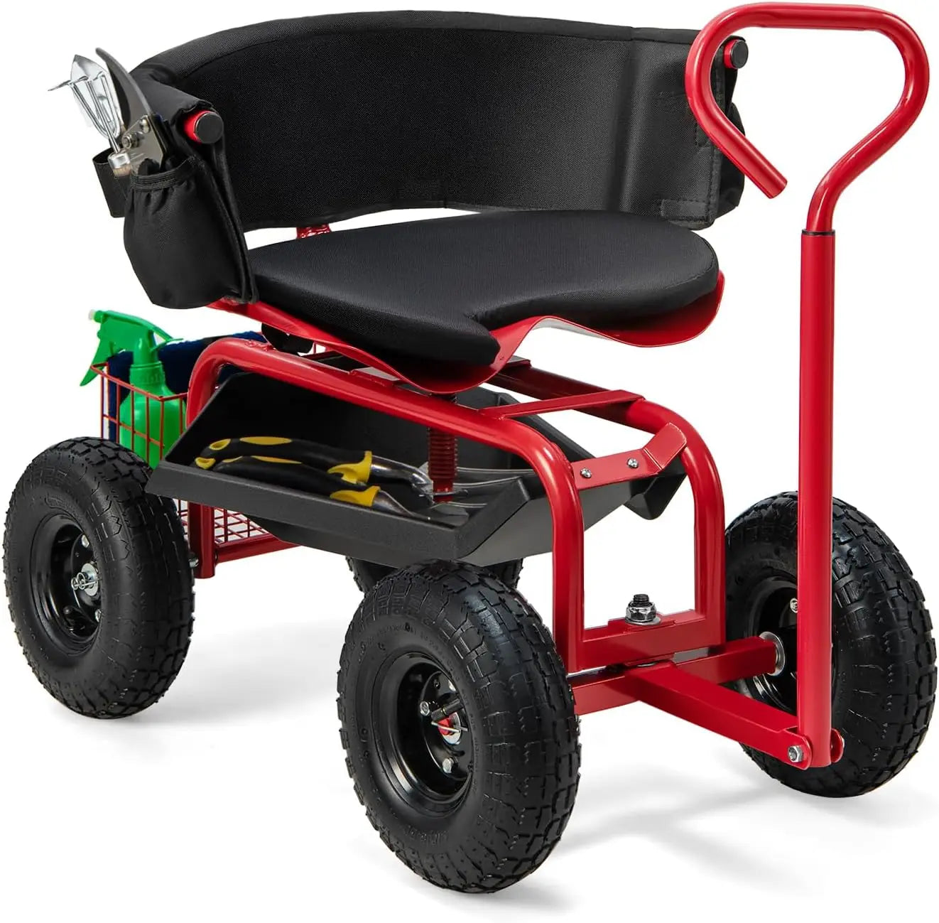 Garden Seat with Wheels
